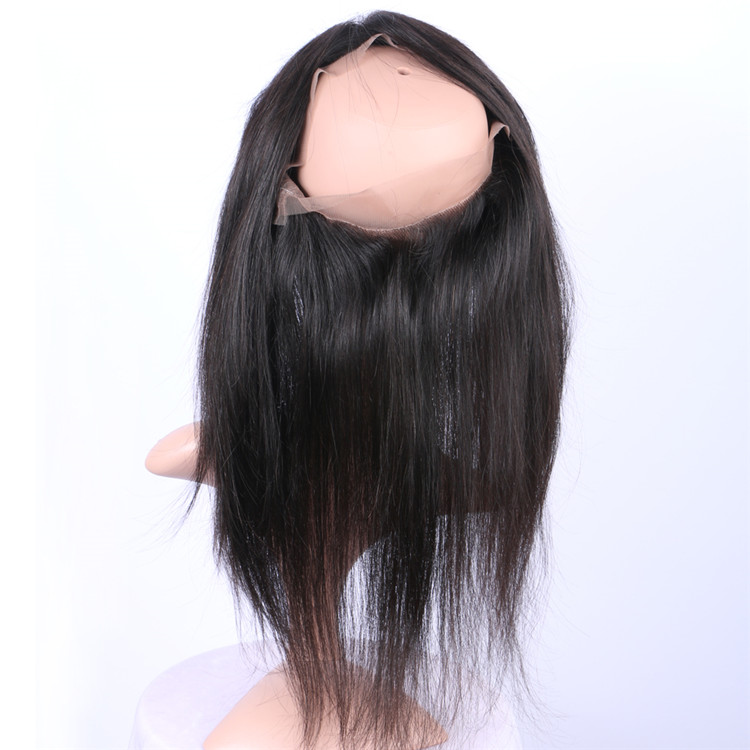 EMEDA Malaysian virgin straight 360 lace band frontal closure QM043